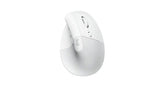 Logitech Lift Vertical Ergonomic Mouse Wireless, Bluetooth - Off White